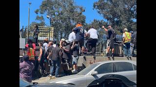 ILWU 10&6 Picket At C&H Crockett Refinery: Workers Hit By Car & Pickets Stop Scabs As Ports Shutdown