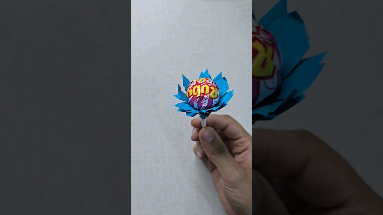 Cute paper candy holder diy for kids |How to make a paper candy holder 