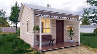 Small House With A Cottage Design Is Just 322 Square Feet Resimi