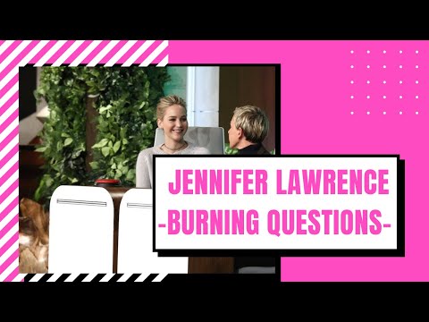 Jennifer Lawrence - Burning Questions Türkçe