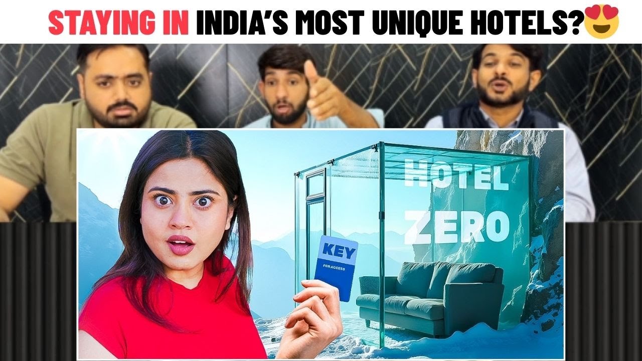 Reaction On India ke Most अनोखे होटल | Unique Hotels in India | Pakistani Reaction
