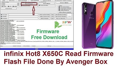infinix Hot8 X650C Read Firmware Flash File Done By Avengers Box