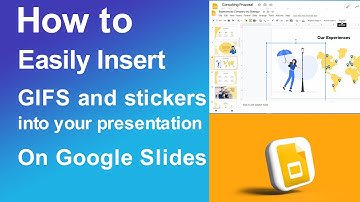 How to easily insert GIFS and stickers into your presentation on Google Slides New Update