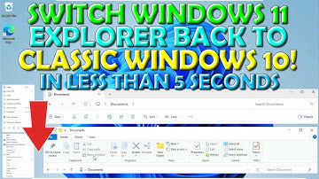 Windows 11 Switch To Classic Windows 10 Explorer and Right Click Context Menu in Seconds