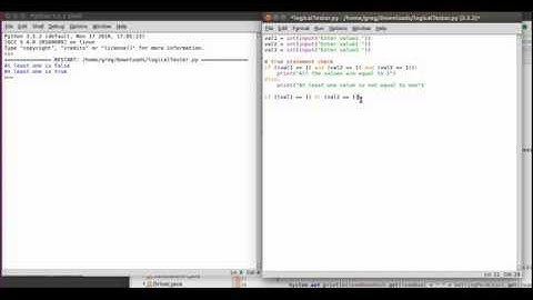 CIS 129 Pima Community College - Python Logical Statements