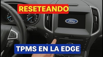 Reseteando los sensores de presion de neumaticos (TPMS ) en una edge 2017