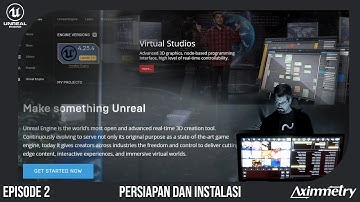 #02 Persiapan Virtual Production dengan Unreal Engine dan Aximmetry