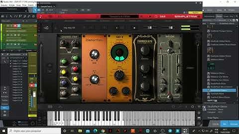 Usando o Sampletank 4 dentro do Studio one 4
