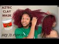 From Dry to Poppin&#39; Curls | Aztec Clay Mask on Natural Hair