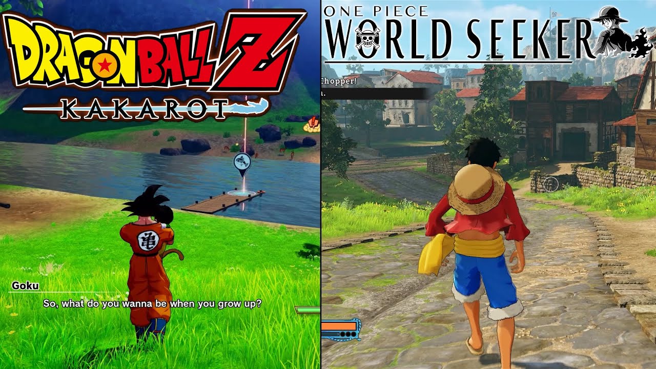 Dragon Ball Z Kakarot Vs One Piece World Seeker Best Anime Game Part 1 1080p Youtube