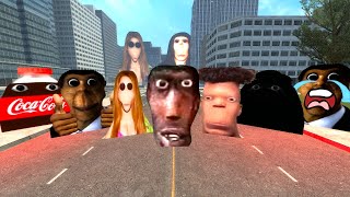 Angry Munci Multiverse, Goofy Ahh Family, Obunga Family And Rosalia Bizcochito Nextbot Gmod