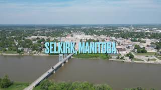 Selkirk, Manitoba  Summertime  4k Drone Footage