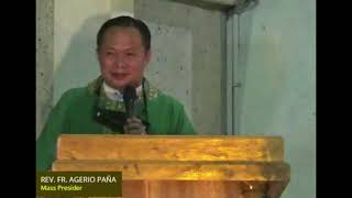 Di ta Magsalig Sa Unsay Naa Nato (Rev. Fr. Agerio V. Pana)