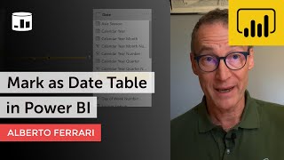 mark as date table in power bi