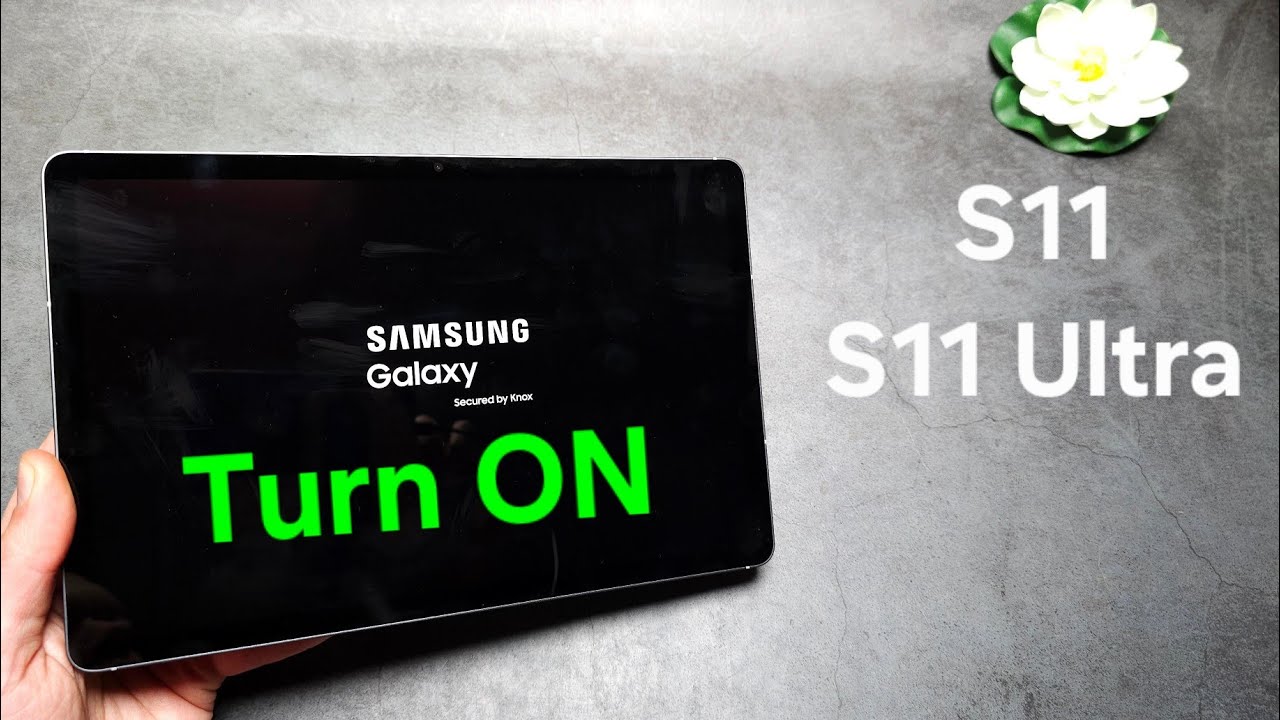 3 Ways How to TURN ON Samsung Galaxy Tab S11 / S11 Ultra - YouTube