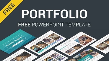 Free Business Portfolio PowerPoint Template - SlideSalad