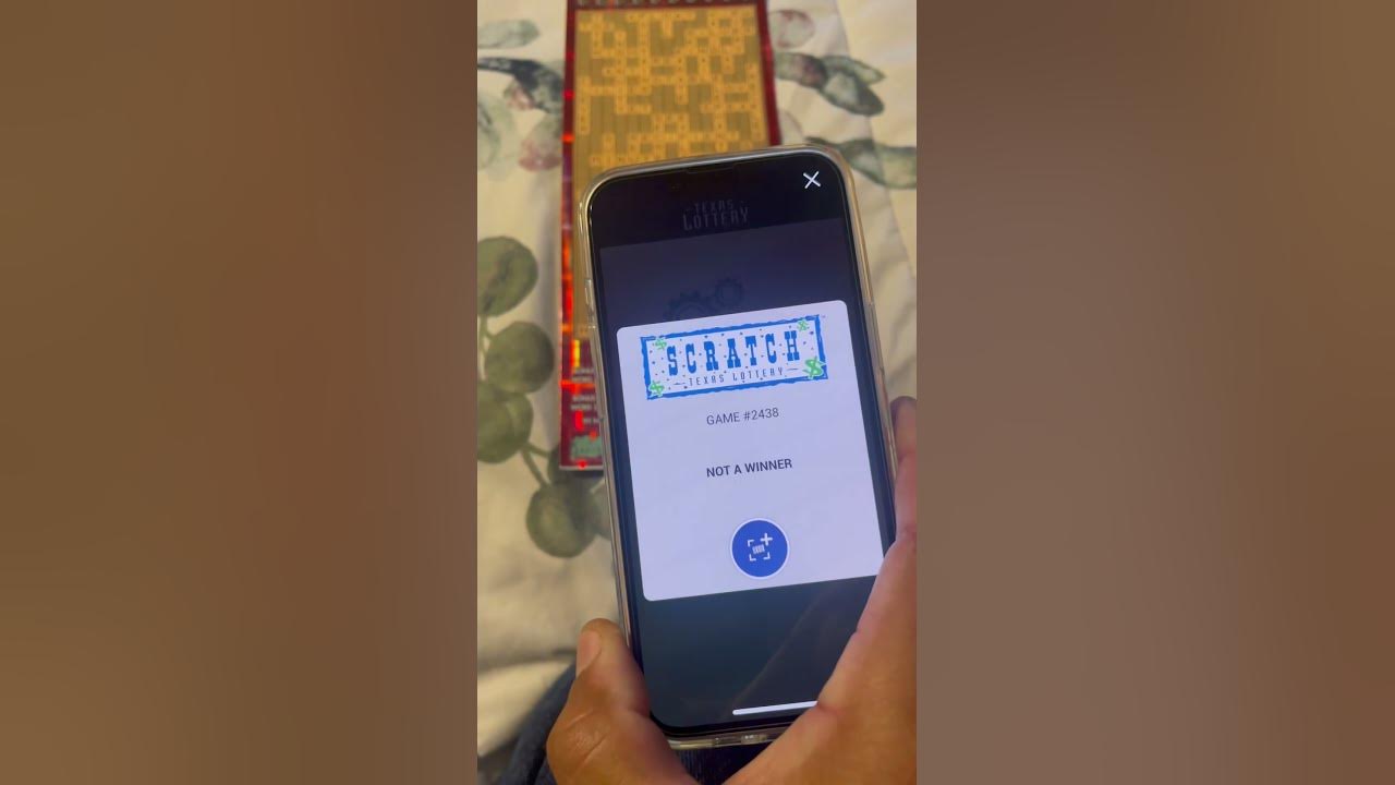 Texas lottery app fix scanner youtube