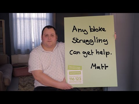 Any bloke struggling can get help - Samaritans