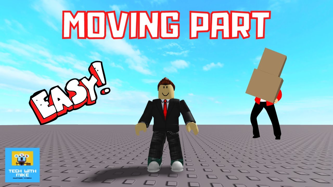 Roblox Studio Tutorial How To Move Parts With Script Youtube - roblox api pause animation