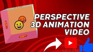 3D cube animation || how to create 3D animations video || perspective 3d screenshot 4