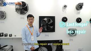 Stop Noise & High Bills! LONGWELL Axial Fan Saves 70% Energy!