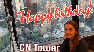 CN Tower / Ресторан на высоте 300 метров / Смотровая площадка Торонто