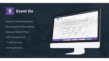 Event On - Conference & Event WordPress Theme | Themeforest Website Templates and Themes