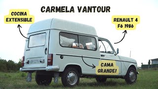 Furgoneta camper muy pequeña | Renault 4 F6 1986 | Vantour en español