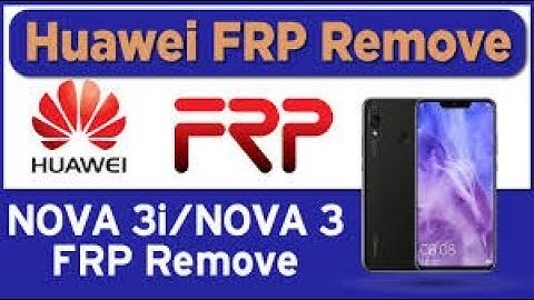 How to Remove Password/Pin/Pattern/Frp/Huawei id of Huawei Nova 3i Using Unlocktool. With testpoint.