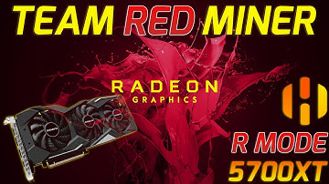TeamRedMiner R MODE / Rx5700 XT 86W / WOOOOW