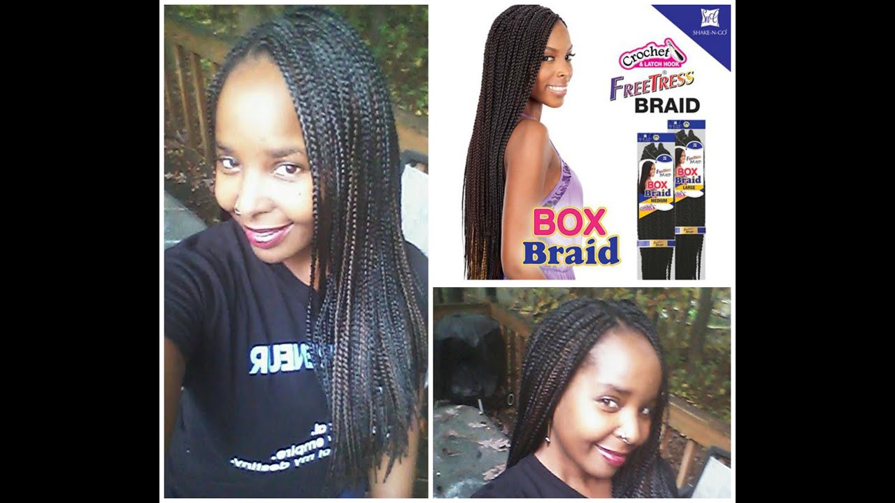 FreeTress Small Box Braid Review and How to - YouTube