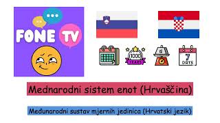 Mednarodni sistem enot (Hrvaščina) (sl-hr)