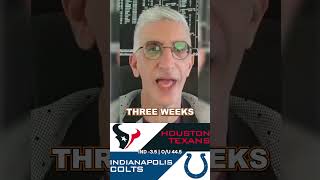 AFC South clash between the Colts and the Texans... What's the play?