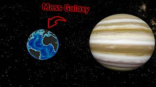 What if the Earth Reached the MASS OF A GALAXY and Collided with Jupiter?