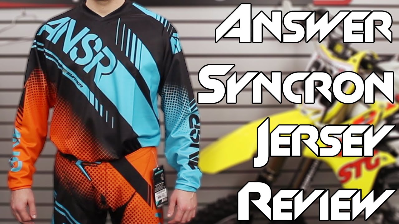 Answer Syncron Jersey Review from Sportbiketrackgear.com