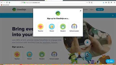 Signing Up As A Parent - ClassDojo Parent Tutorial