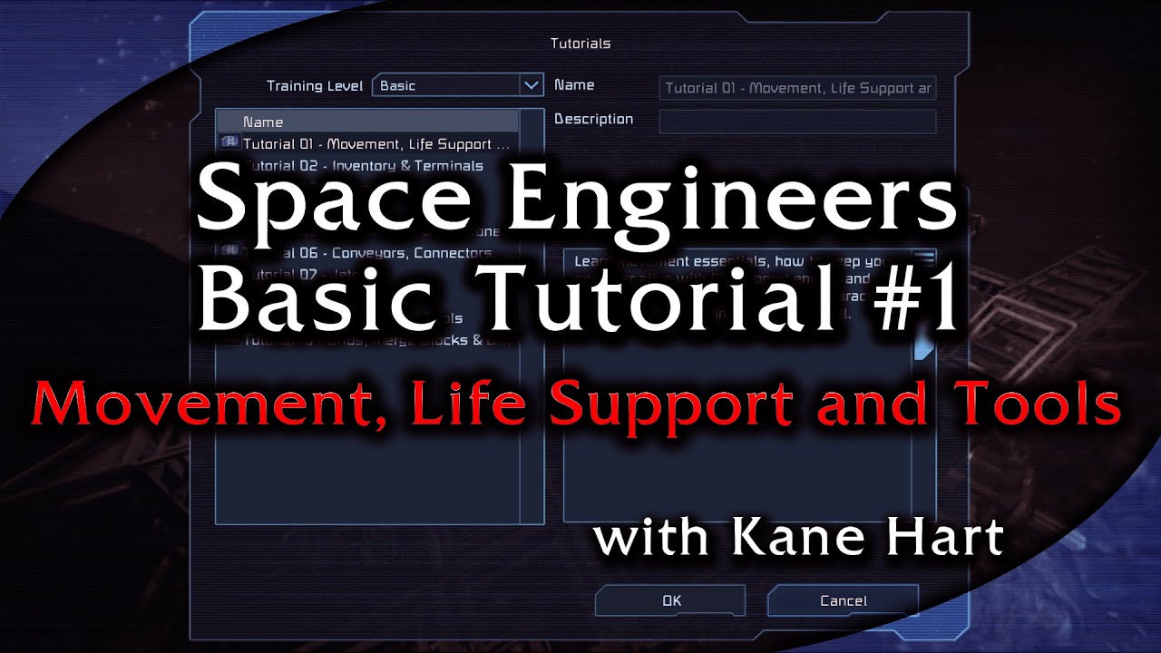 Space Engineers Basic Tutorial 01 - Movement, Life Support and Tools ...
