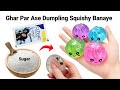 How to make viral dumpling at home/How to make Crazy balls at home/Bouncy ball/jumpball/Stress Balll