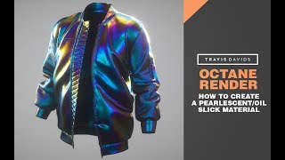 Octane Render  How To Create A Pearlescent or Oil Slick Material