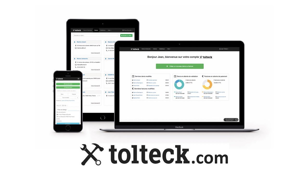 Presentation De Tolteck Le Logiciel De Devis Et Factures Pour Artisans Du Batiment Youtube