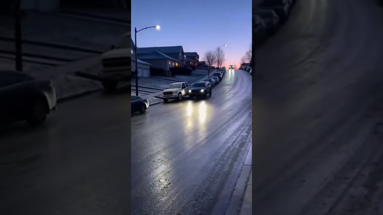 Slippery Slope Causes Neighborhood Crashes