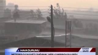 Hava Durumu ... Meteoroloji̇ Kuvvetli̇ Sağanak Yağiş Uyarisinda Bulundu