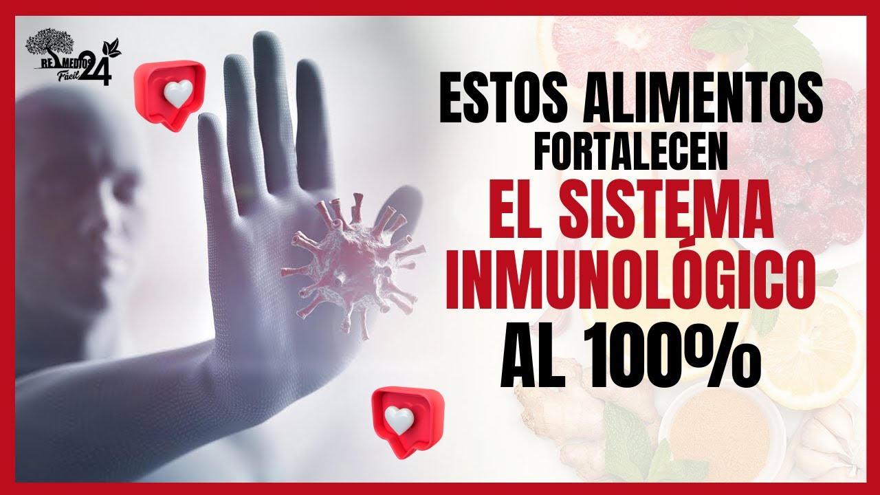 🔥 8 MEJORES ALIMENTOS para SUBIR LAS DEFENSAS y Fortalecer el SISTEMA ...