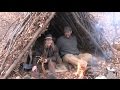 His & Her Debris Shelter- Survive This! With Brooke & David Whipple