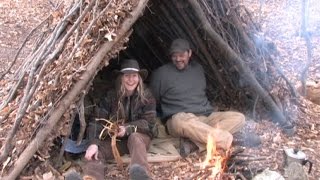 His & Her Debris Shelter Survive This! With Brooke & David Whipple