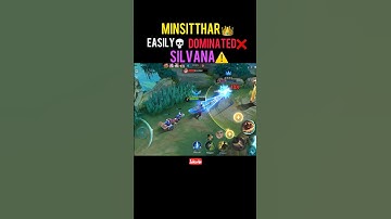 Minsitthar ⚠️Vs Silvana💀 #mobilelegends #mlbb #mlbbcreatorcamp #mobilelegendsbangbang #mlbb2025