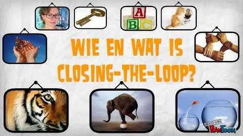 Closing-the-loop, training & coaching