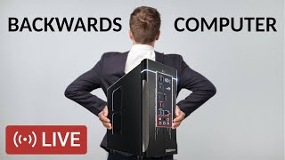 [LIVE] Building Backwards PC (all IO and buttons at the front)