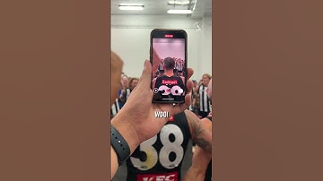 Thumbnail of We took a fans phone and filmed our team song #afl #collingwood #footy #bobbyhill #nickdaicos