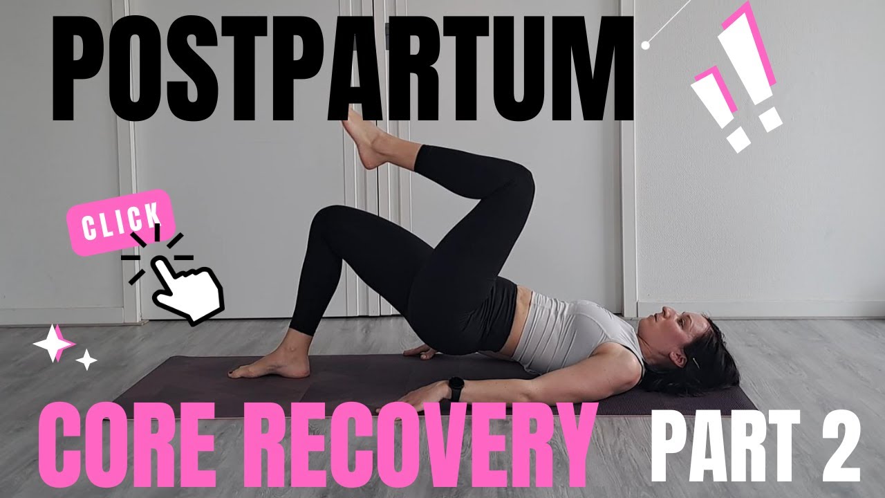 After birth recovery, postpartum core 10 minutes daily routine to heal